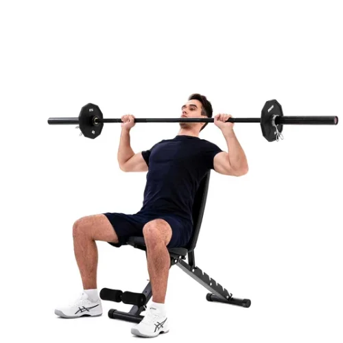 EVOLPOW 7FT Home Gym Olympic Barbell 1000LBS Capacity - 20KG
