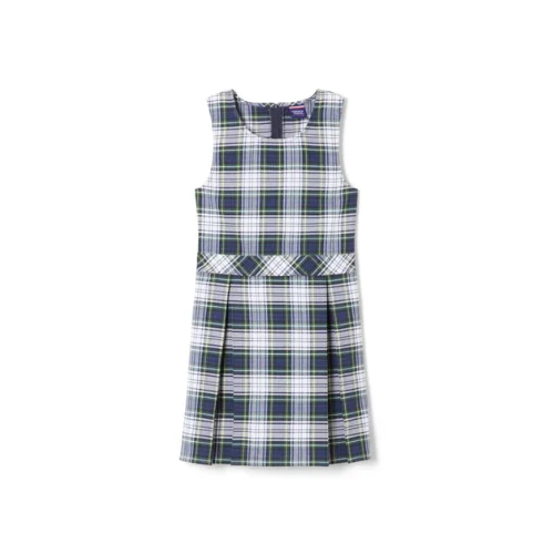 Plaid Box Pleat Jumper